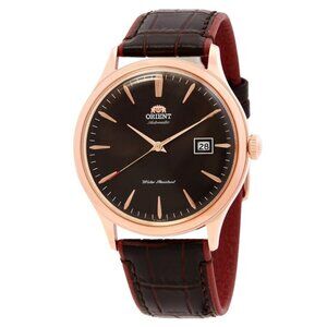 NWT Authentic Orient Bambino Version 4 Automatic Brown Dial Watch